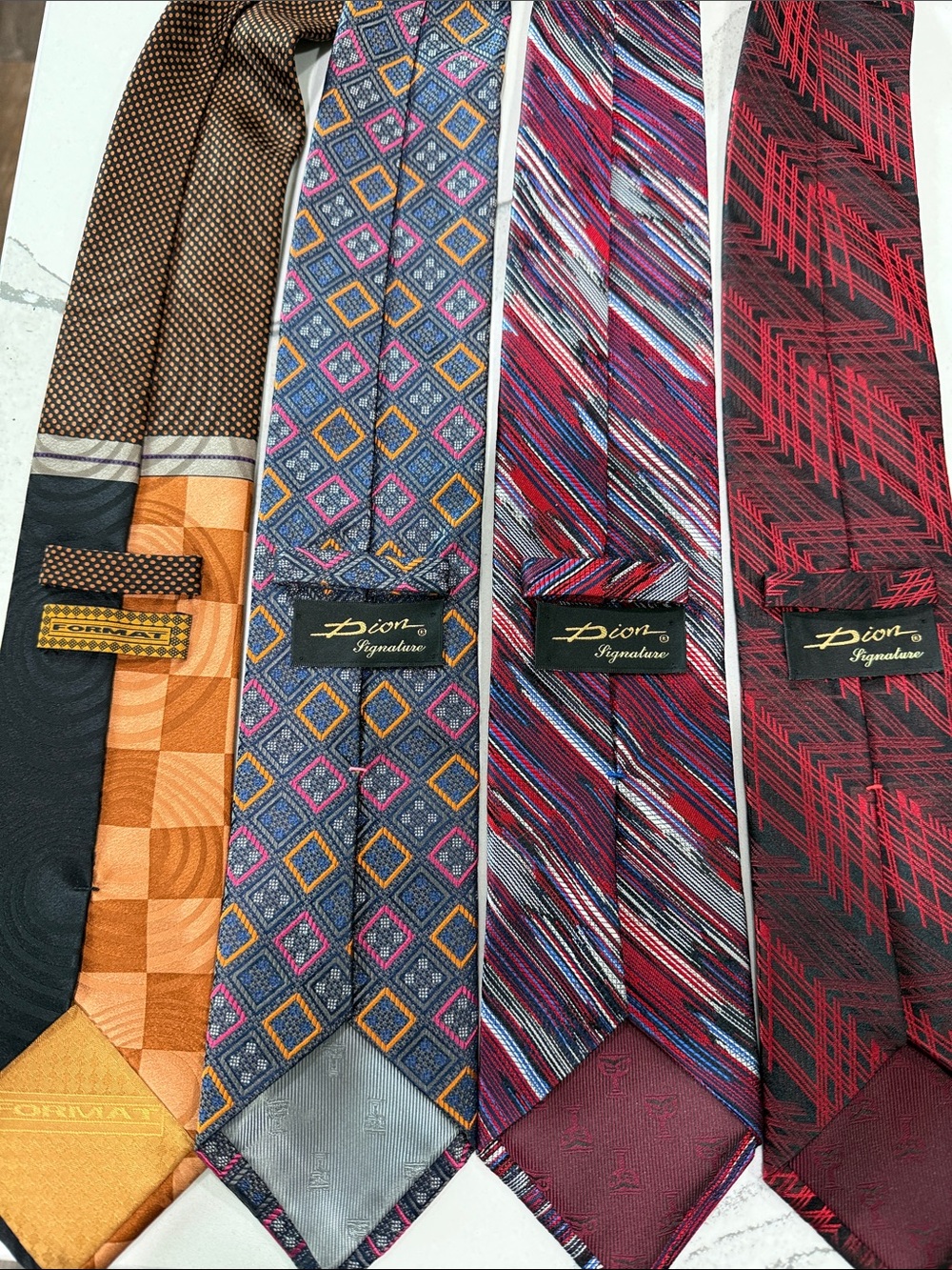 14 Men’s Ties Various Brands. Dion, Robert Talbert, Ferrel Reed, Ralph Lauren